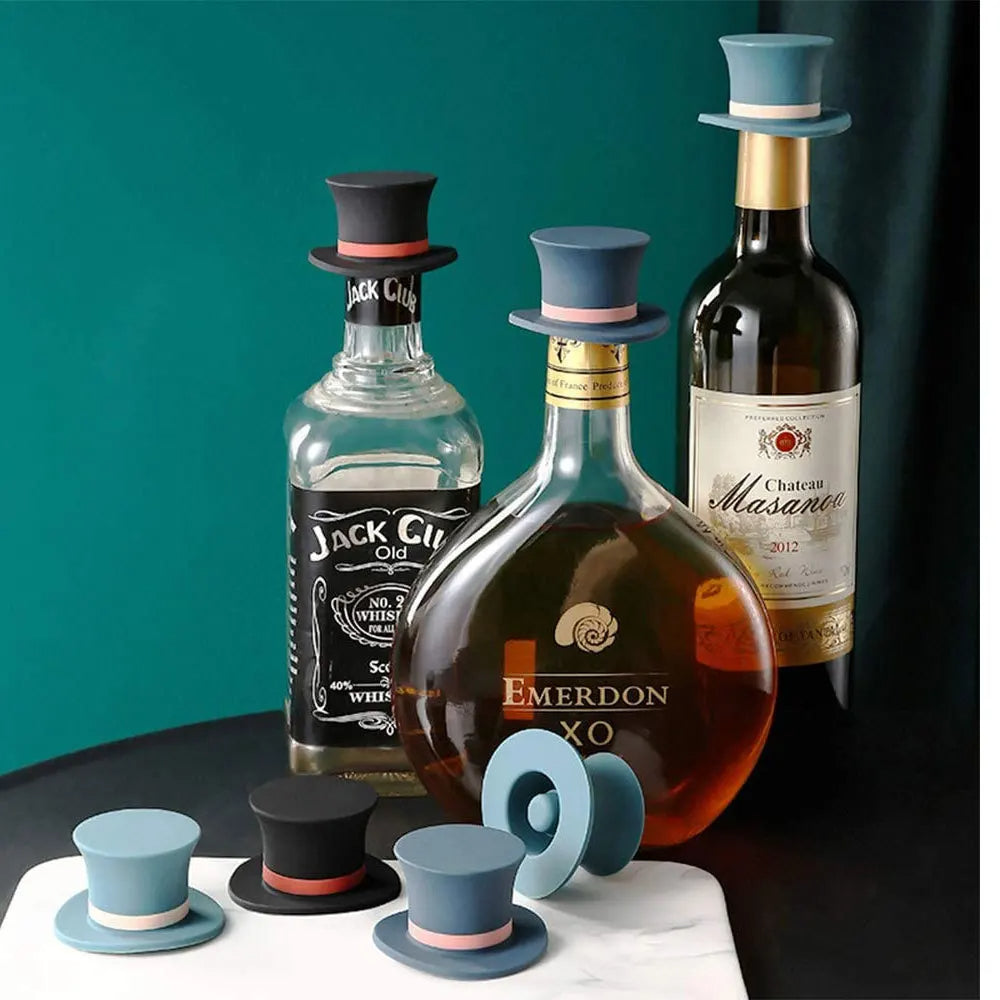 minamix Magic Hat Bottle Stopper – Whimsical Wine Preservation Cap