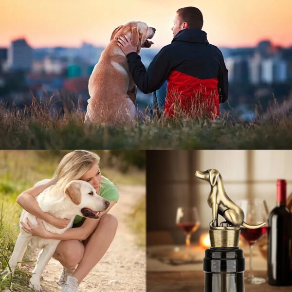 minamix Labrador Retriever Bottle Stopper – Dog Lover’s Wine Cap - Image 5