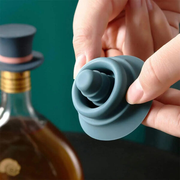 minamix Magic Hat Bottle Stopper – Whimsical Wine Preservation Cap - Image 2