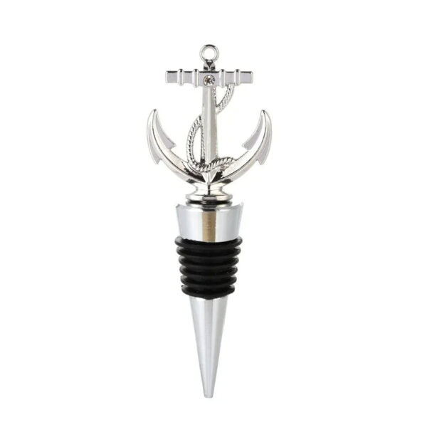 minamix Anchor Shape Bottle Stopper – Nautical Wine Preservation Cap - Image 3