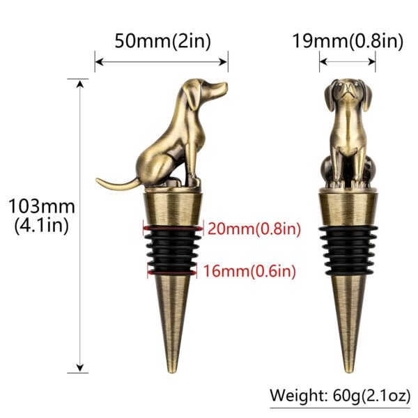 minamix Labrador Retriever Bottle Stopper – Dog Lover’s Wine Cap - Image 8