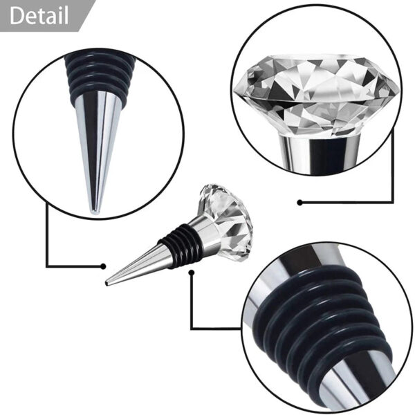 minamix Diamond Bottle Stopper – Elegant Wine Preservation Cap - Image 7